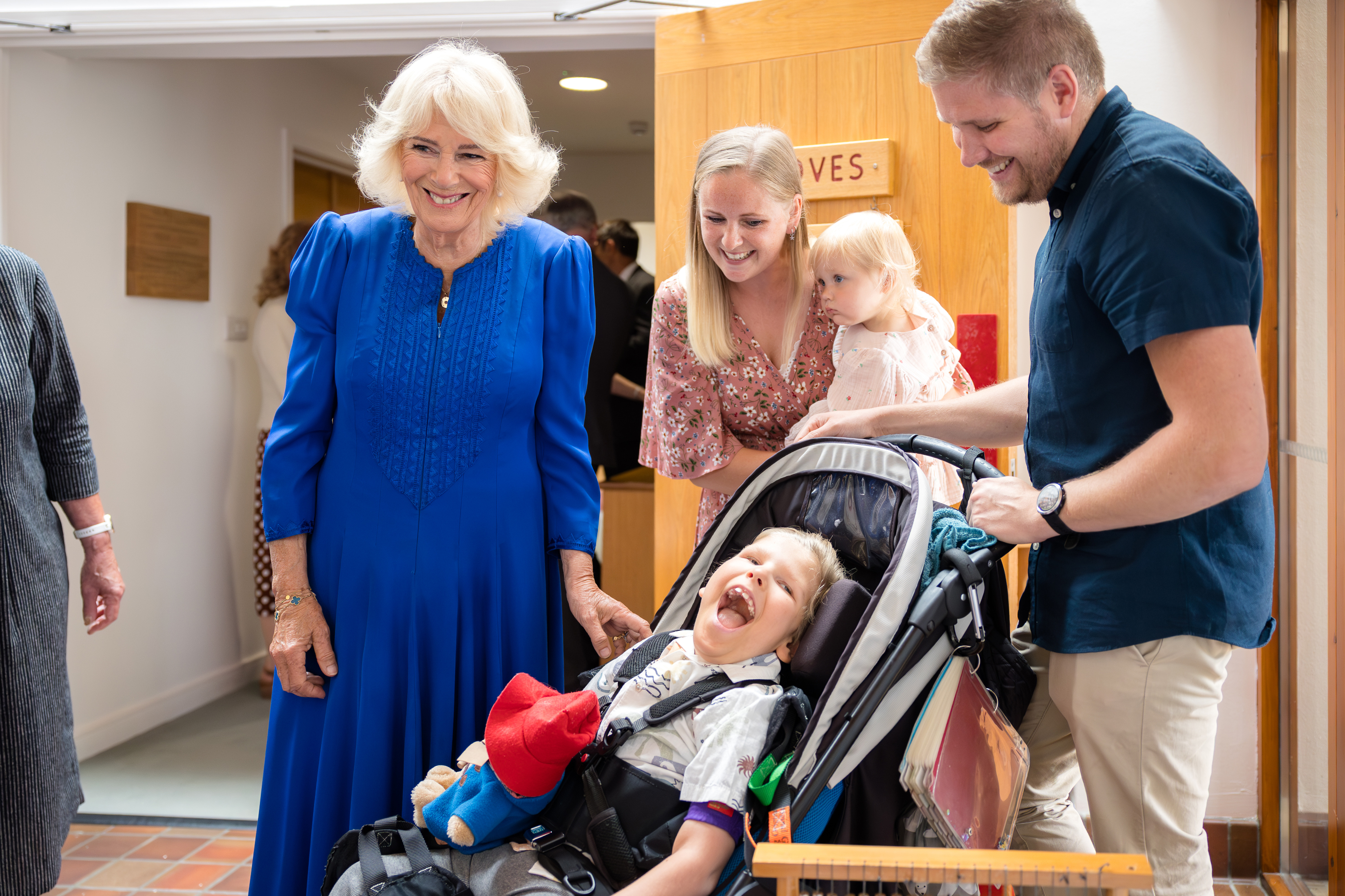 Her Majesty The Queen visited Little Bridge House
